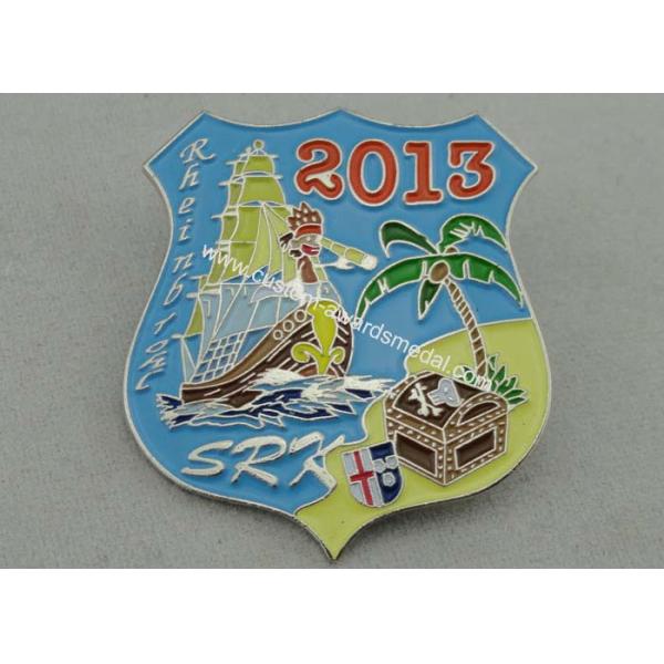 SRK Soft Enamel Custom Trading Pins With Iron Die Struck and Nickel Plating