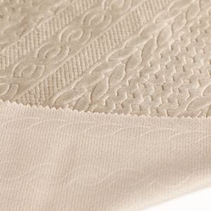 Embossed Flannel Fleece Fabric Single Side 100% Polyester