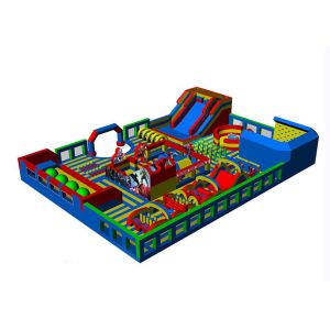 Giant Avengers Theme Inflatable Theme Park Fire - Retardant UV Protected