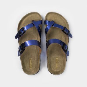 China Lady Reusable Size 7 EVA Birkenstock Clogs With Glitter Double Strap on sale