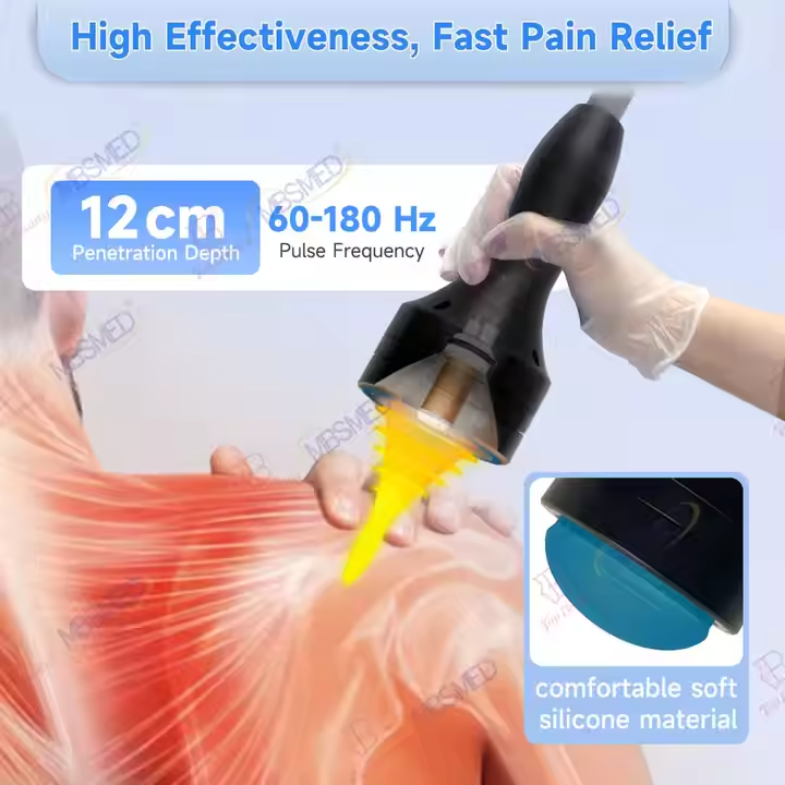 Professional FSWT Focused Shockwave Therapy Device Vet Luggage Focused Shock