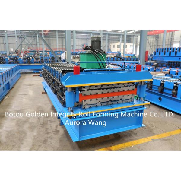 Buy Hot Sale ibr trapezoidal ribtype and corrugated iron roof sheet making double layer roll forming machine at wholesale prices