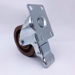 Heat Resistant High Temperature Rollers 5 Inch With Brake