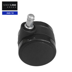 Nylon Office Chair Wheels For Smooth Rolling And Durability Load Capacity 250