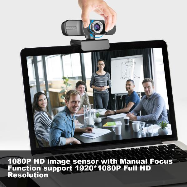 Manual Focus HD 1080P Webcam