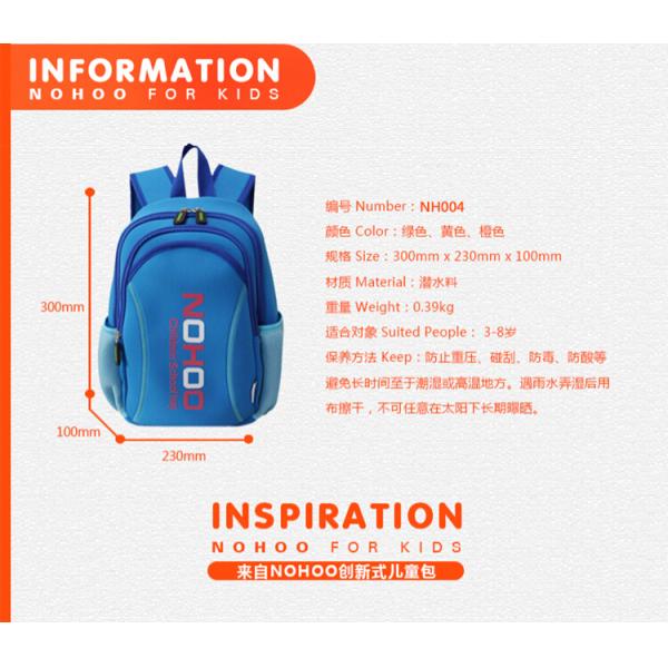 Blue Children School Backpacks Waterproof with Soft Neoprene