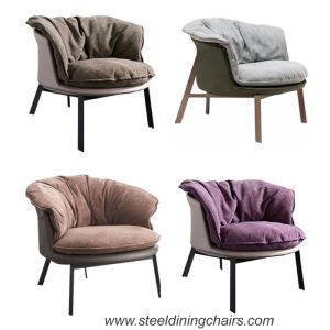 Luxury Art 24.80KGS 630mm Leisure Stainless Steel Accent Chair