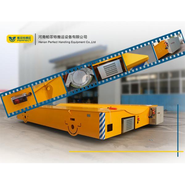 Heavy duty trackless Battery Transfer Cart material handling equipment for industry used in warehouses