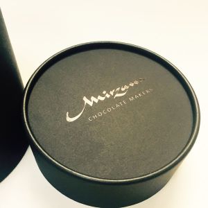 Hot Foil Stamping H220mm Biodegradable Tube Carton Packaging