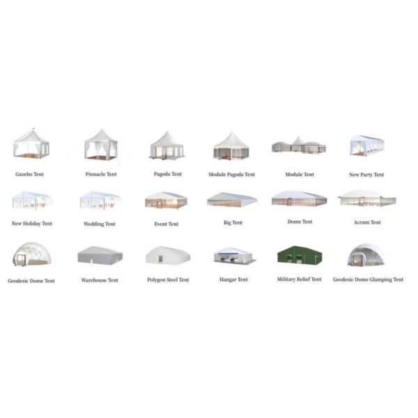 Custom Larger Canopy Outdoor Reception Church Warehouse Wedding Party Marquee Tent