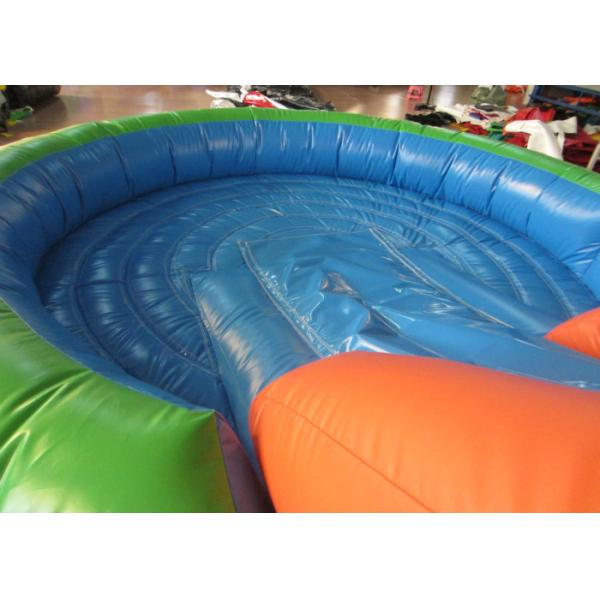 Simplest inflatable water slide inflatable short slide with pool for children outdoor water slide