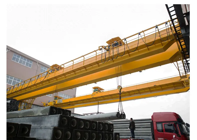 Industrial crane hook in operational environment