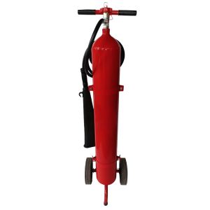 Trolley Mounted CO2 Fire Extinguisher 10kg CK45 Red Cylinder