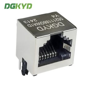 RJ45 1X1 8P8C Without Light Strip Shielded Connector DGKYD55211188GWA1DY4