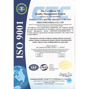 GUANGDONG CHUANGSHIJI SILICONE CO.,LTD. Certifications