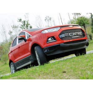 Ford Ecosport Auto Grill Mesh With Red / White Matte Logo Color