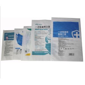 SGS Offset Printing Disinfection Bag For Disposable Face Mask