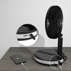 HEBRONFAN Camping Portable Fan 16000mah Battery Rechargeable