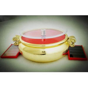 2012 NEW gold lucky Solar rotary display stand
