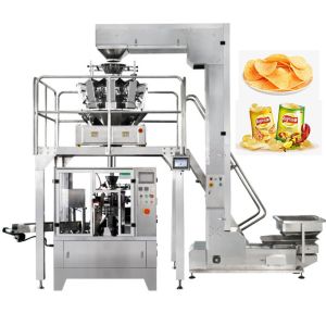 Quality MultiFunction Chips Rotary Pouch Packing Machine 60Bags/Min for sale