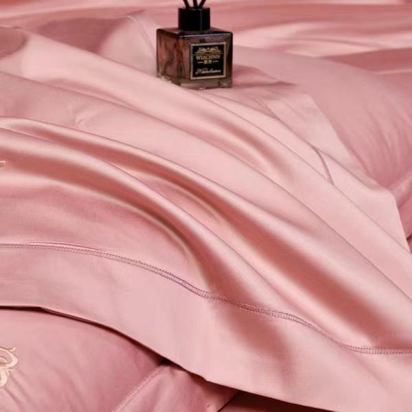 100S Egptian Cotton Embroidery Duvet Cover Bedding Set Home Textile Product Customized Size