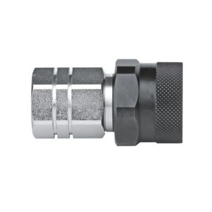 Buy cheap Steel Flat Face Hydraulic Coupling QKEP-SF Series Zinc With Clear Trivalent from wholesalers