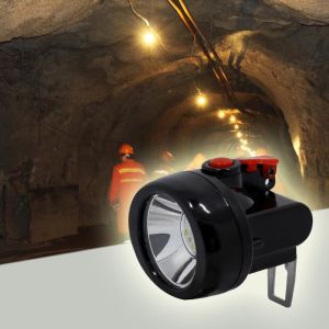 Portable LED Mining Cap Lamp 3500lux IP65 50000h Lifespan