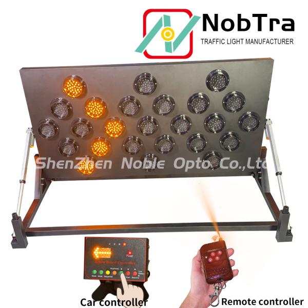 LED Arrow Board Traffic Signs with 7 Sequential Work Status and Wireless Control