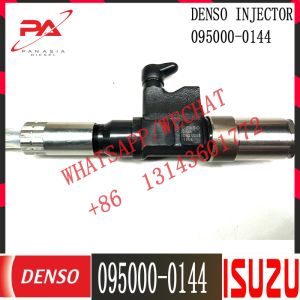 Quality Original common rail fuel injector 095000-0144 for ISUZU 4HK1/6HK1 095000-0145 095000-0141 095000-0142 095000-0143 for sale