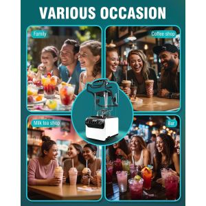 Multifunctional Commercial Blender with Powerful Sand Ice Crushing and Thickened