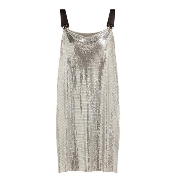 Aluminium Metallic Sequin Fabric Curtain Panels 4mm 8mm Customized