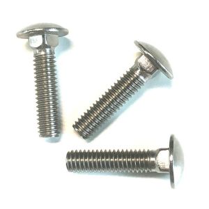 Carbon Steel / Stainless Steel Round Head Carriage Bolt M4 - M52 With Square