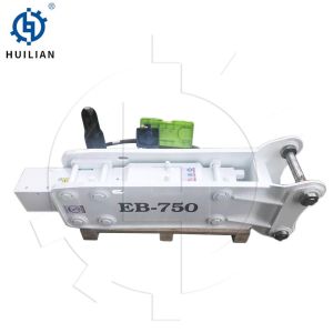 Stone Hydraulic Hammer Eb45 Eb68 Eb75 Eb85 0.8-14 Tons Breaker For Excavator