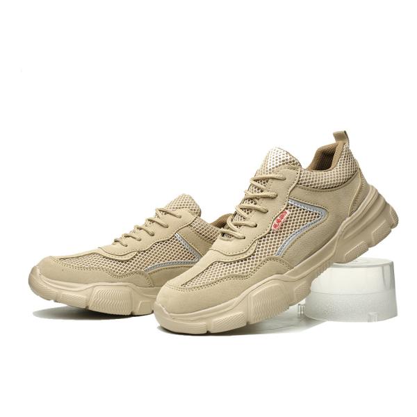 Shengjie Steel Toe Work Shoes Microfiber Leather Upper Rubber Outsole Anti Puncture Anti Slip Safety S