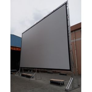 Large Fast Fold Projector Screen - Portable Front/Rear Projection for Events &