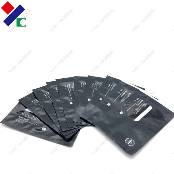 Buy ISO Three Side Seal Pouch Mylar Aluminum Foil Face Mask Packaging Bags at wholesale prices