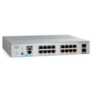 China 16 Ethernet Cisco Catalyst 2960 Switch , LAN Lite Cisco POE Switch 128 MB on sale