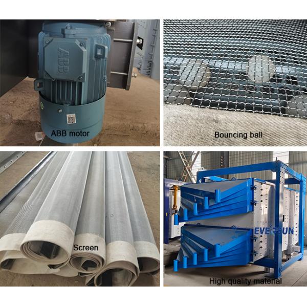 1 - 3 Screen Deck Carbon Steel Gyratory Screening Machine Separator For Frac Sand