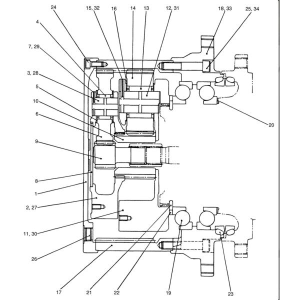 SK200-6E SK200-7 Excavator Kobelco Final Drive YN53D00008F3