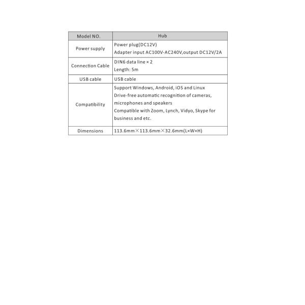 12x Optical Zoom Video Conference Collaboration System for Video Output in Business