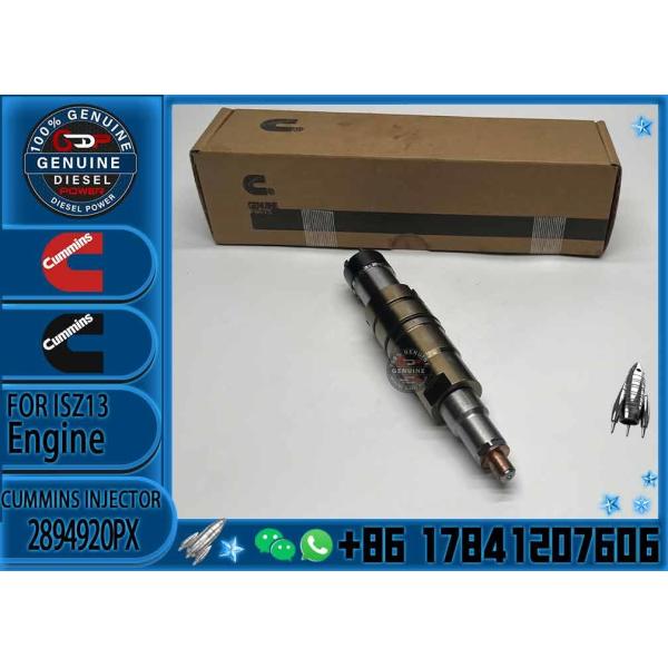 Common rail injector fuel injecto 2894920PX 2058444 2482244 2031386 for ISZ13 Excavator DC09 DC16 DC13