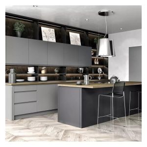 Custom American Modular Kitchen Cabinet with Modern Design and Toe Kick