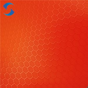 155gsm 100 Polyester Jacquard Woven PU1000 Honeycomb Oxford Fabric For Bags