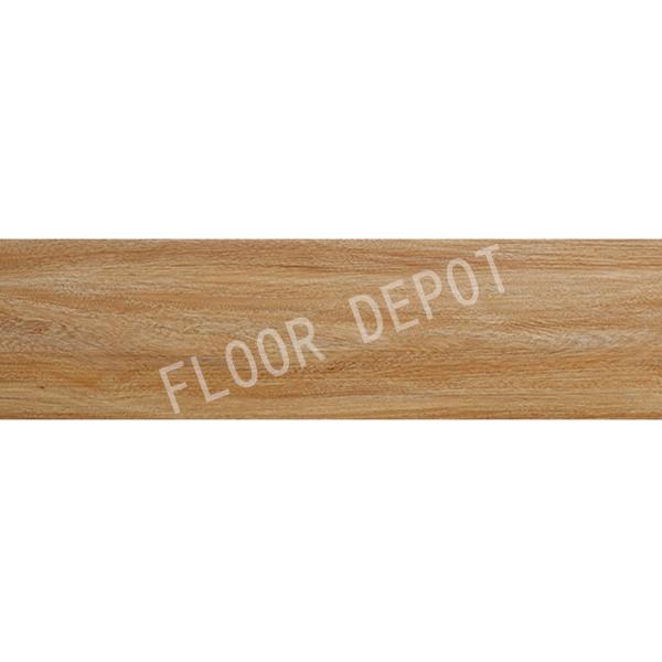Schools Offices Commercial Vinyl Tile Wood Grain 1.5mm Thickness Embossed