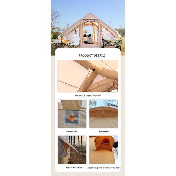 Factory Portable Waterproof Tent Outdoor Accommodation Inflatable Camping Tent