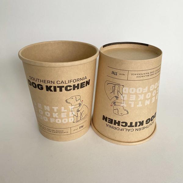 Disposable Hot Soup Paper Cup With Lid 32oz 960ml Kraft Packaging Containers