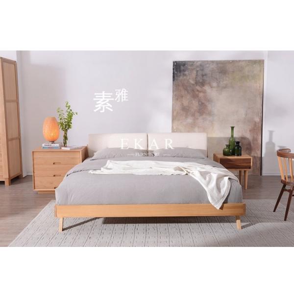 European Bedroom Furniture 4 Legs Wooden Bedside Night Stand Tables