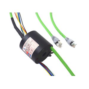 100M Ethernet Through Hole Slip Ring Ø12.7mm Optional Parameters