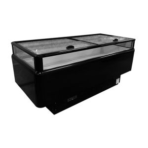 Quality 2090mm Supermarket Island Dual Temperature Freezer Chiller‌ With Glass Sliding Lids for sale