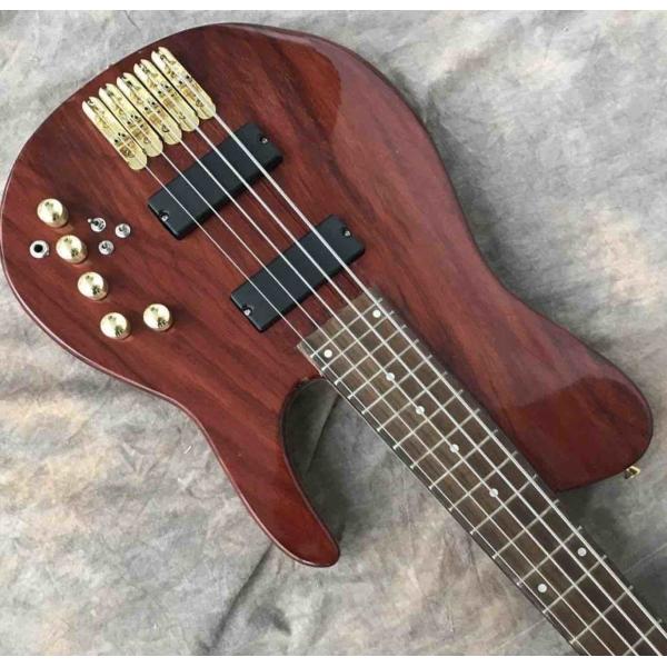 Custom Grand Guitar Bass 5 String Bass Elm Body Fingerboard Inlay Acoustic Steel String Guitars Acoustic Guitar